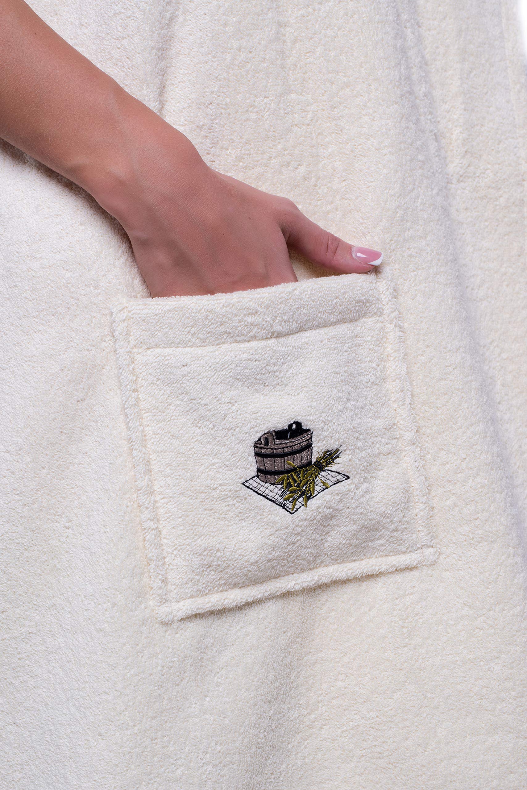 Telo Doccia In Spugna Bianco Ottico - Dormireè - Foto 2