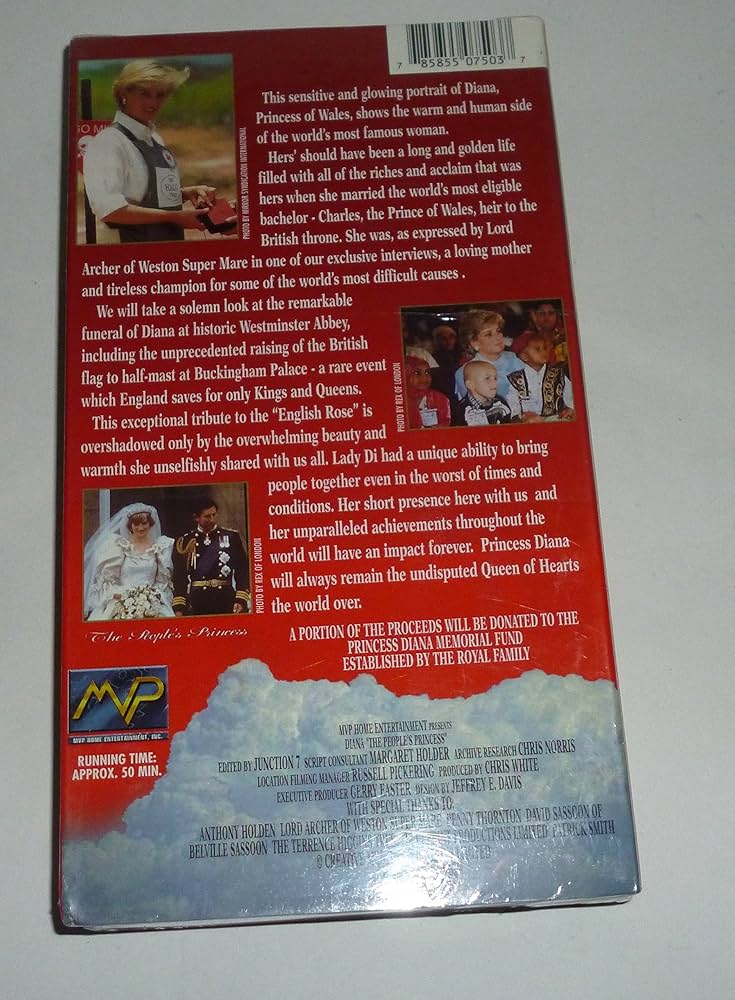 Amazon.com: Diana: The People's Princess (1961-1997) [VHS