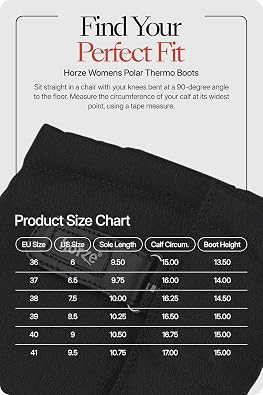 HORZE Womens Polar Thermo Equestrian Tall Boots