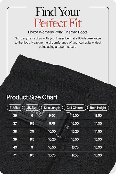 HORZE Womens Polar Thermo Equestrian Tall Boots