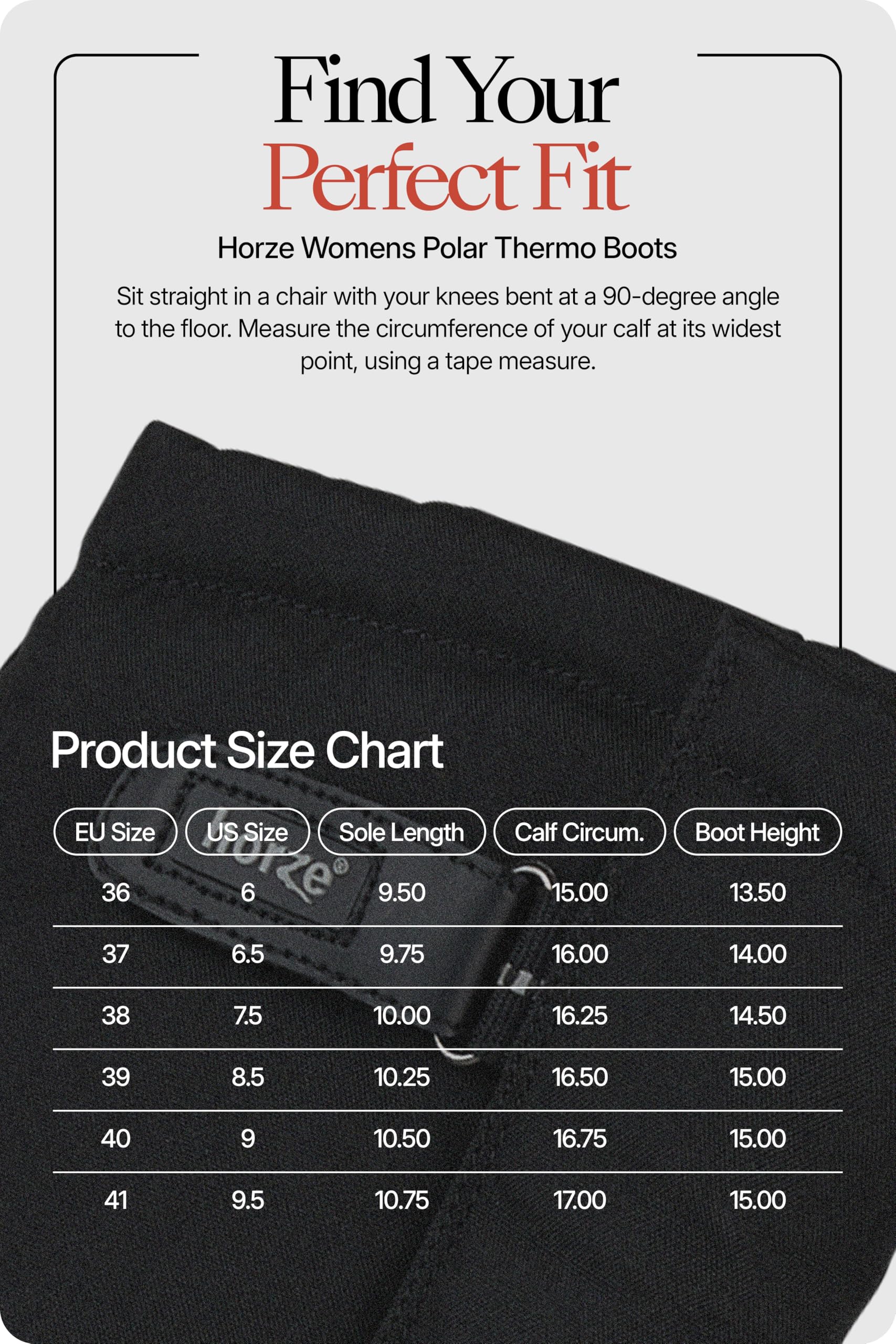 HORZE Polar Bottes d'équitation thermiques doublées pour femme Bottes d'hiver thermiques imperméables