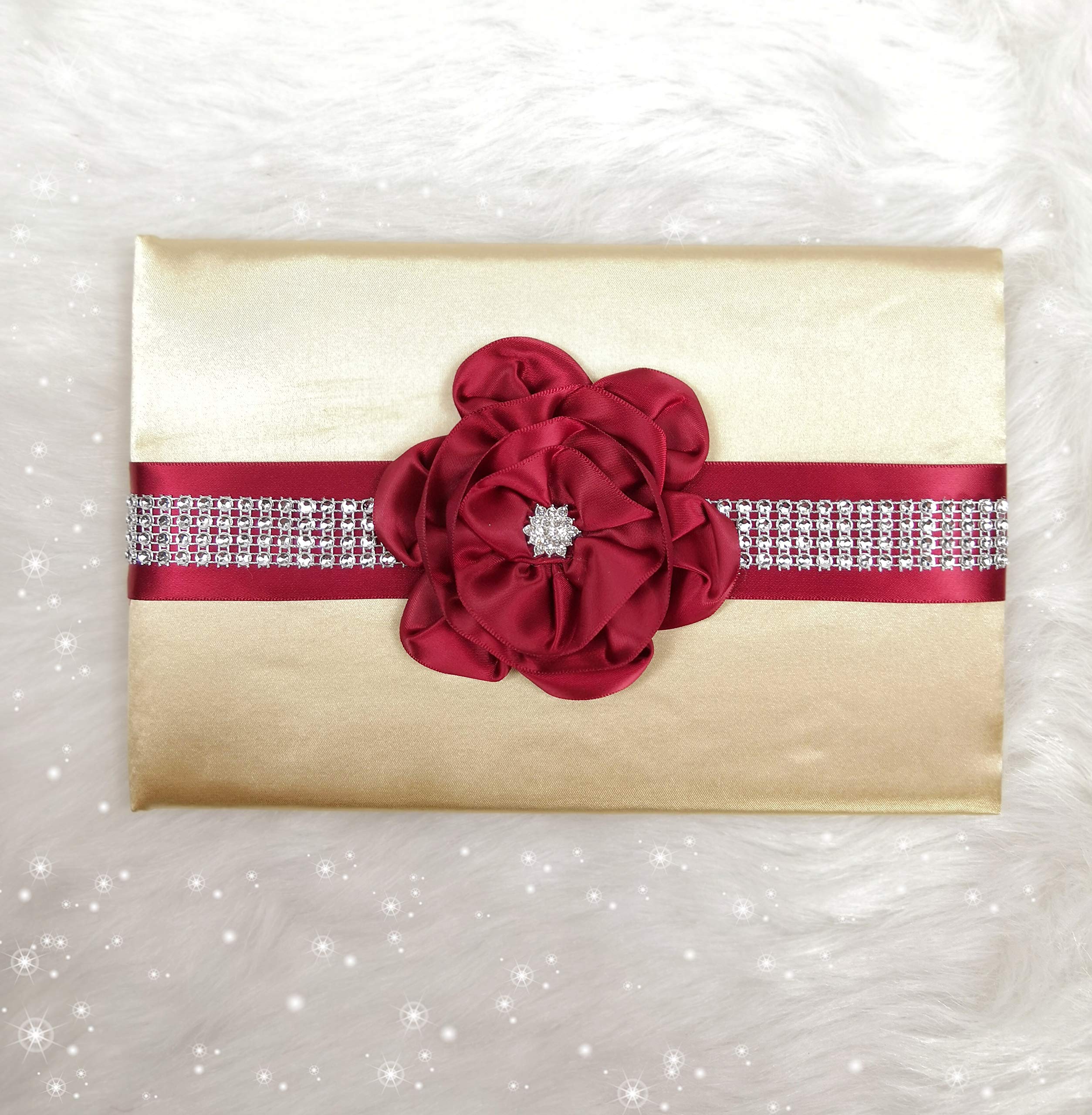 Abbie Home Satin Rose D¨¦cor Wedding Flower Basket for Girls on Romantic Beach Wedding Party Favor