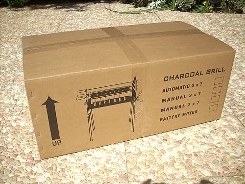 Miniatura 5 de Asador de barbacoa de carbón griego chipriota pequeño (Foukou)