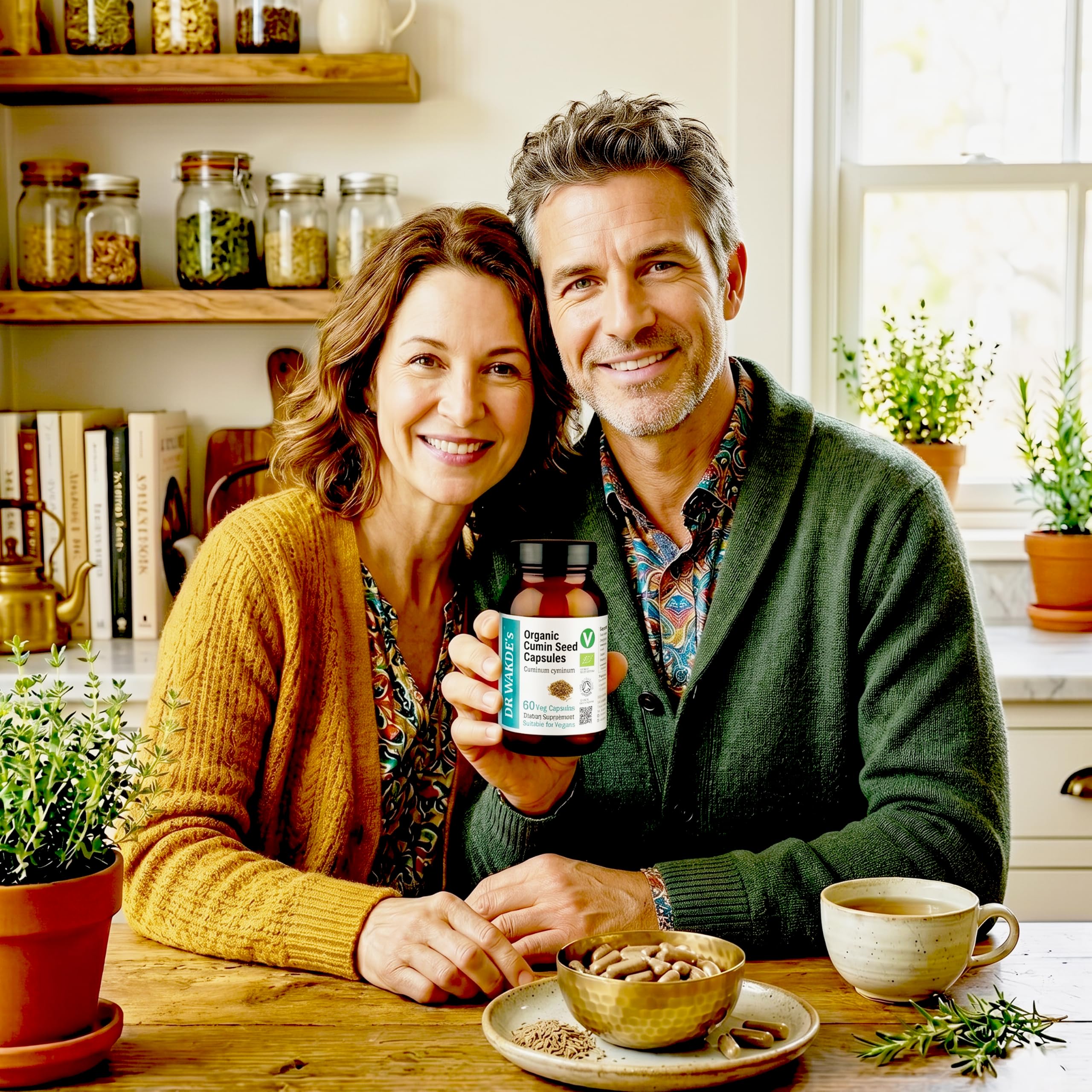 DR WAKDE'S Kreuzkümmel-Kapseln (Cumin) I 100% Kräuter I 60 Vegetarische Kapseln I Ayurvedische Nahrungsergänzung