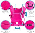 HappyVk- Porte Poupée pour Enfants- avec Broderie Licorne Mignonne. Convient aux Poupées ou Animaux farcis jusqu'à 24 pouces, avant et arrière (en tant que porte-bagage)