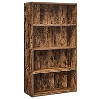 VASAGLE Scaffale a 4 Ripiani, Libreria