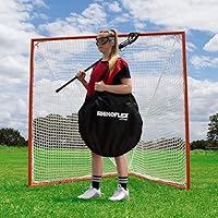 Vista 7 de Champion Sports Lacrosse Crease para mujer: Rhino Flex Portable Lacrosse Goal Crease – 17' de diámetro para todo tipo de clima con pesas, estacas