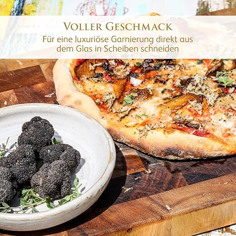 TruffleHunter Preserved Whole Black Truffle - 30g Preserved whole black truffles in brine vegan vegetarian and kosher great for slicing or grating