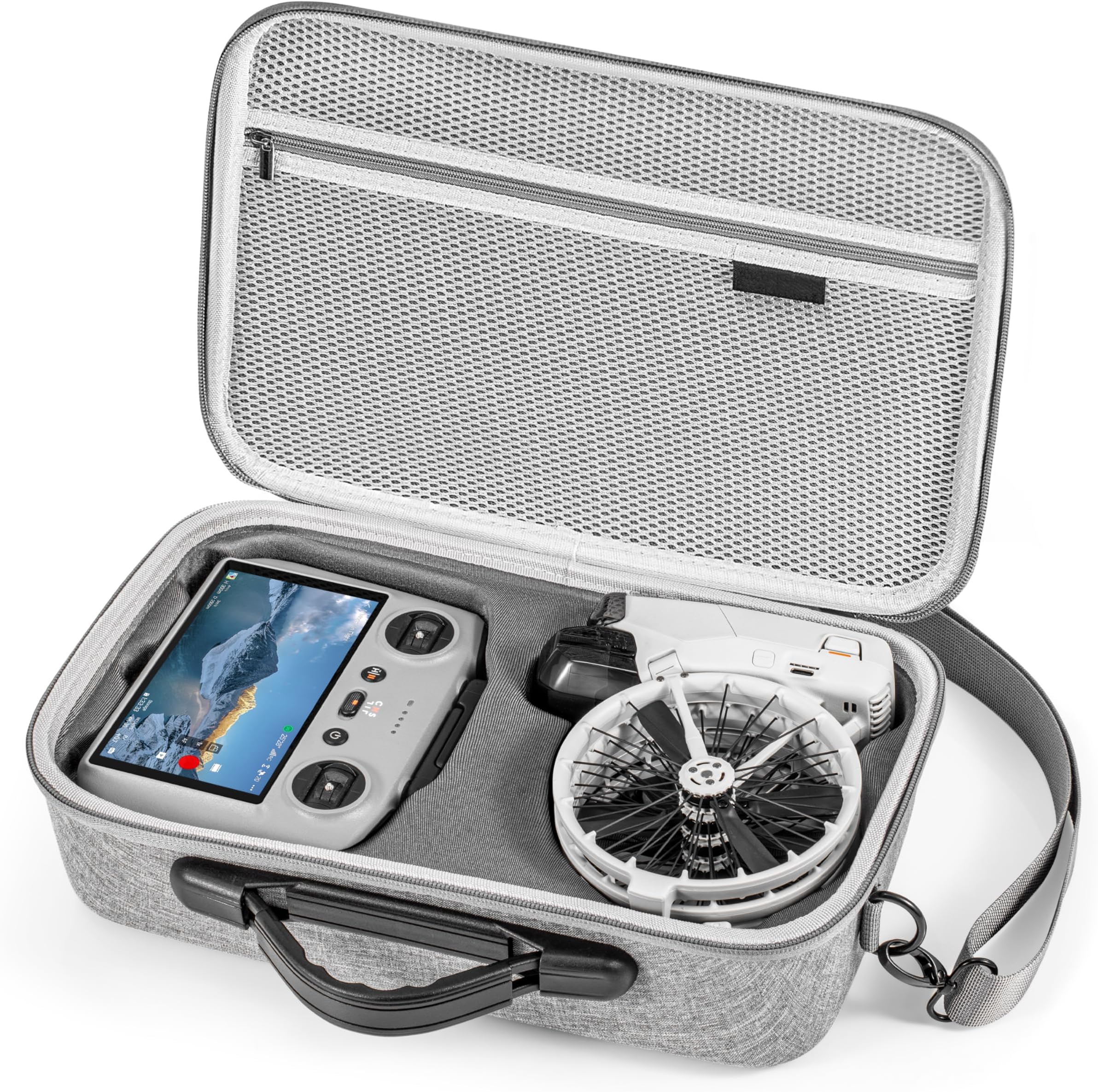 Flip Case,Portable Shoulder Bag for DJI Flip Fly More Combo,Support 3 Intelligent Flight Batteries, Carrying Case with RC 2/N3 Remote Controller