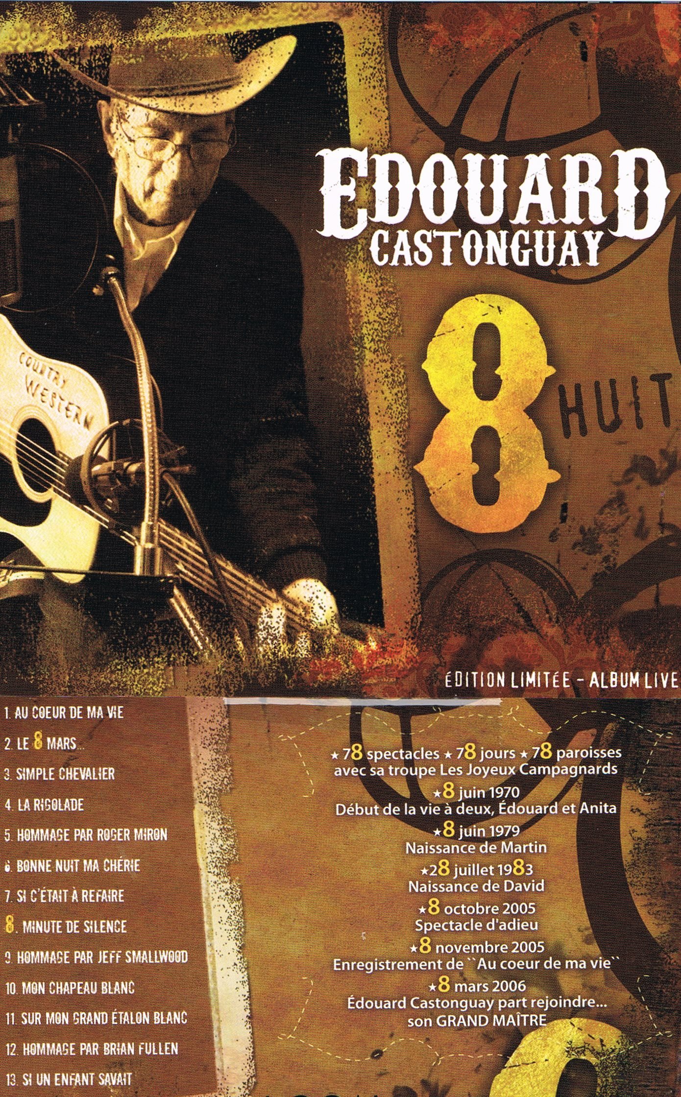 CASTONGUAY;EDOUARD - 8 [Audio CD] CASTONGUAY;EDOUARD