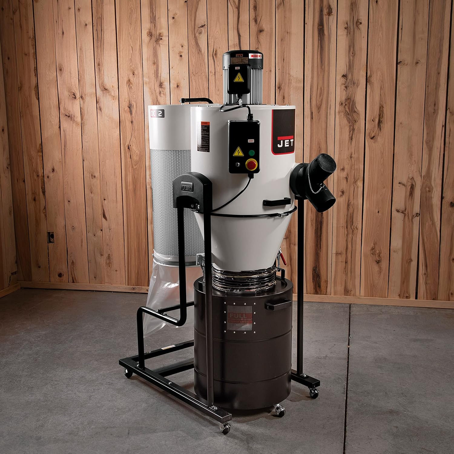 JET JCDC-2 Cyclone Dust Collector, 2HP, 230V (717520) : Everything Else
