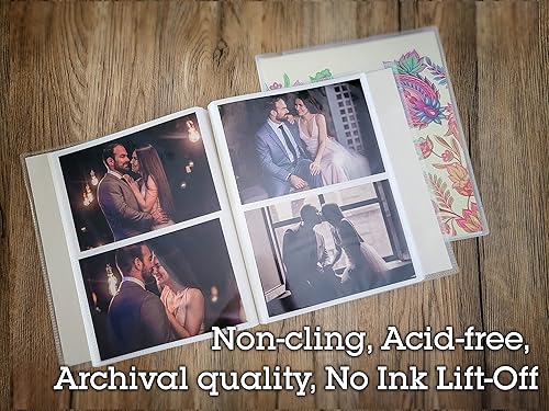 Miniatura 6 de CocoPolka Paquete de 2 álbumes de fotos de 4 x 6 pulgadas por página. Cada álbum de fotos flexible tiene capacidad para hasta 96 fotos de 4 x 6