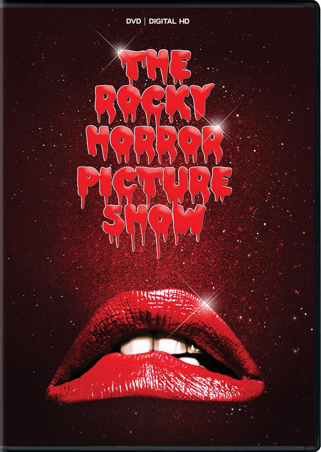 Red lips and campy costume party energy
