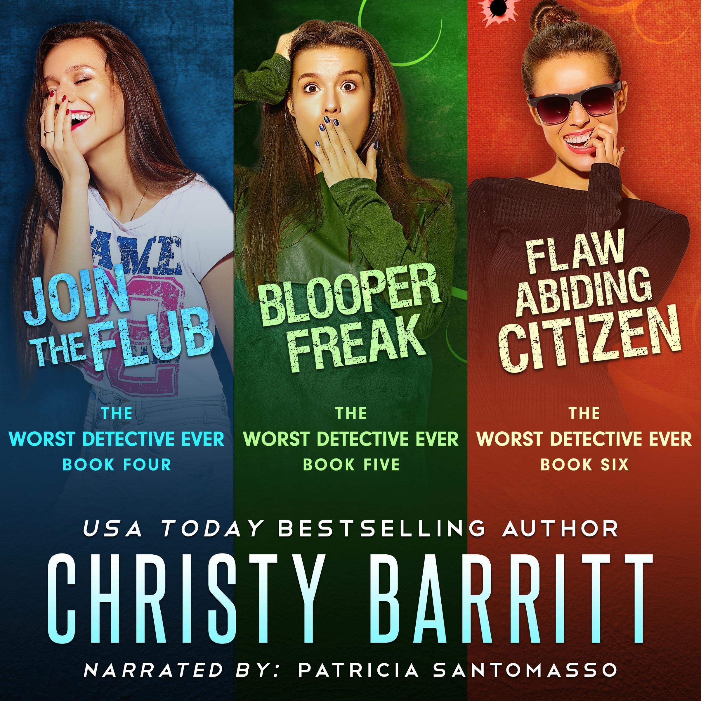 Cover art for The Worst Detective Ever Mystery Series: Books 4-6