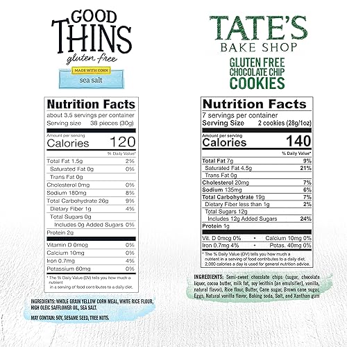 Miniatura 25 de Good Thins Simply Salt Snacks - Galletas de arroz sin gluten, 3.5 onzas (paquete de 3)