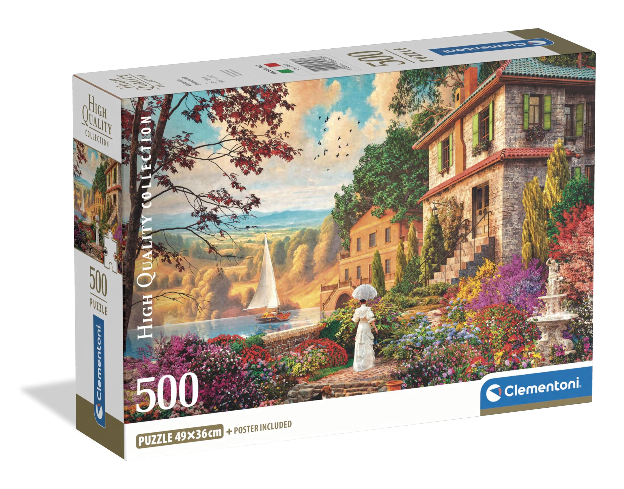 Clementoni Viktorianische Promenade 500 Teile Erwachsene | Gemälde Puzzle Erwachsene in 49 x 36 cm - Puzzle Erwachsene anspruchsvoll von Clementoni 35618