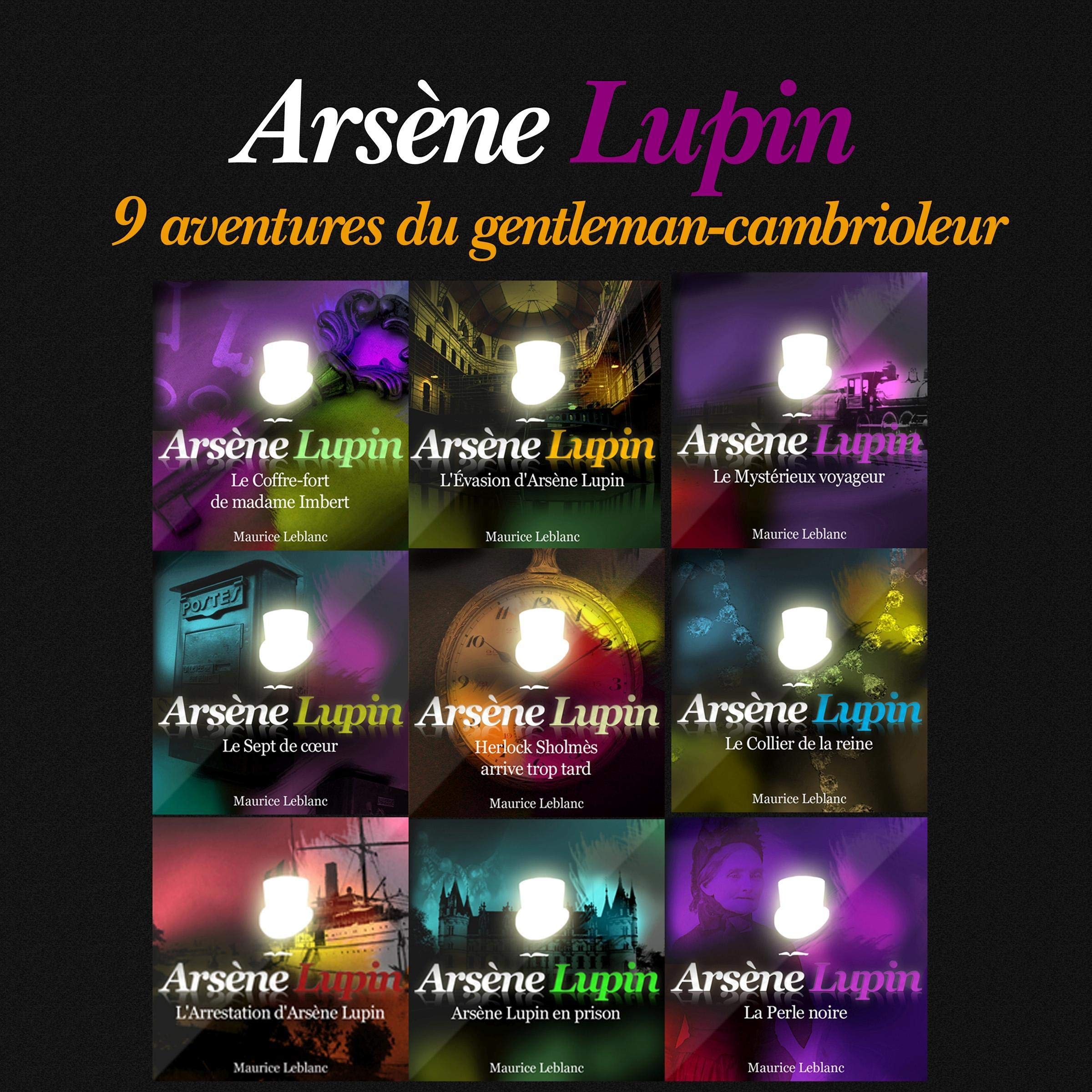 Cover art for 9 aventures d'Arsène Lupin