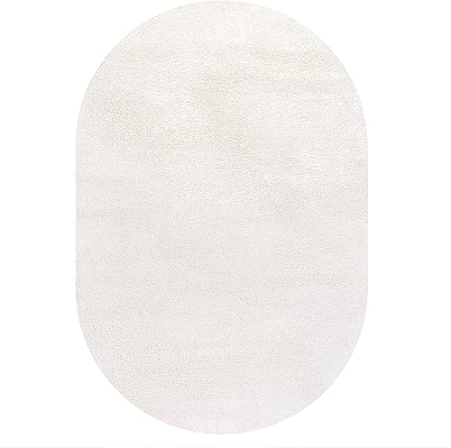 JONATHAN Y SEU100T-3OV - Alfombra de área de pelo bajo pinteriores, color liso difuso, fácil de limpiar, costerabohemiaminimalista,