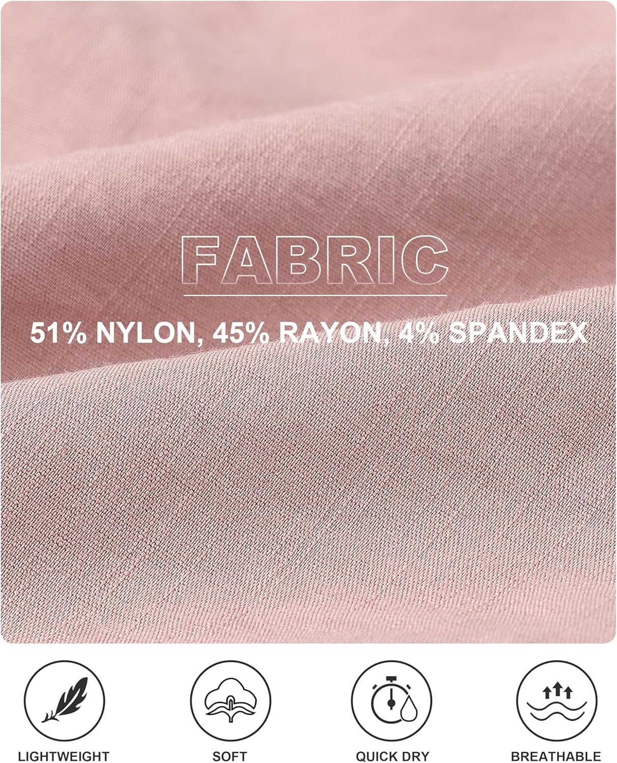 MoFiz Women's 10" Hiking Cargo Shorts Lightweight Quick Dry Outdoor Running Athletic Short Summer Travel Loose 6 Pockets - Image 4