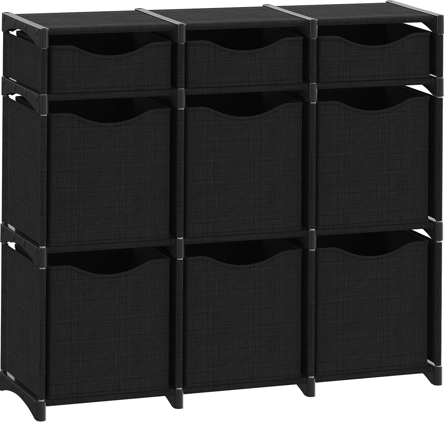 9 Cube Organizer Set of Storage Cubes Included DIY