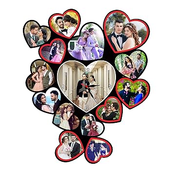 Shri Kanth Art Customized Wooden Photo Frame Multicolored for Gifts and Home Decor (Style 13)