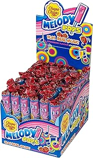 Chupa Chups Strawberry Melody Pops, Pack of 48