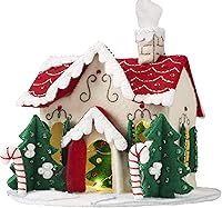 Vista 3 de Bucilla 89076E - Kit de apliques de fieltro para falda de árbol de pueblo navideño