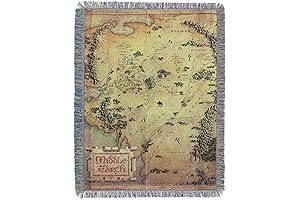 Northwest Lord of the Rings Tapestry Throw Blanket: Experience Middle Earth's Enchanting Embrace