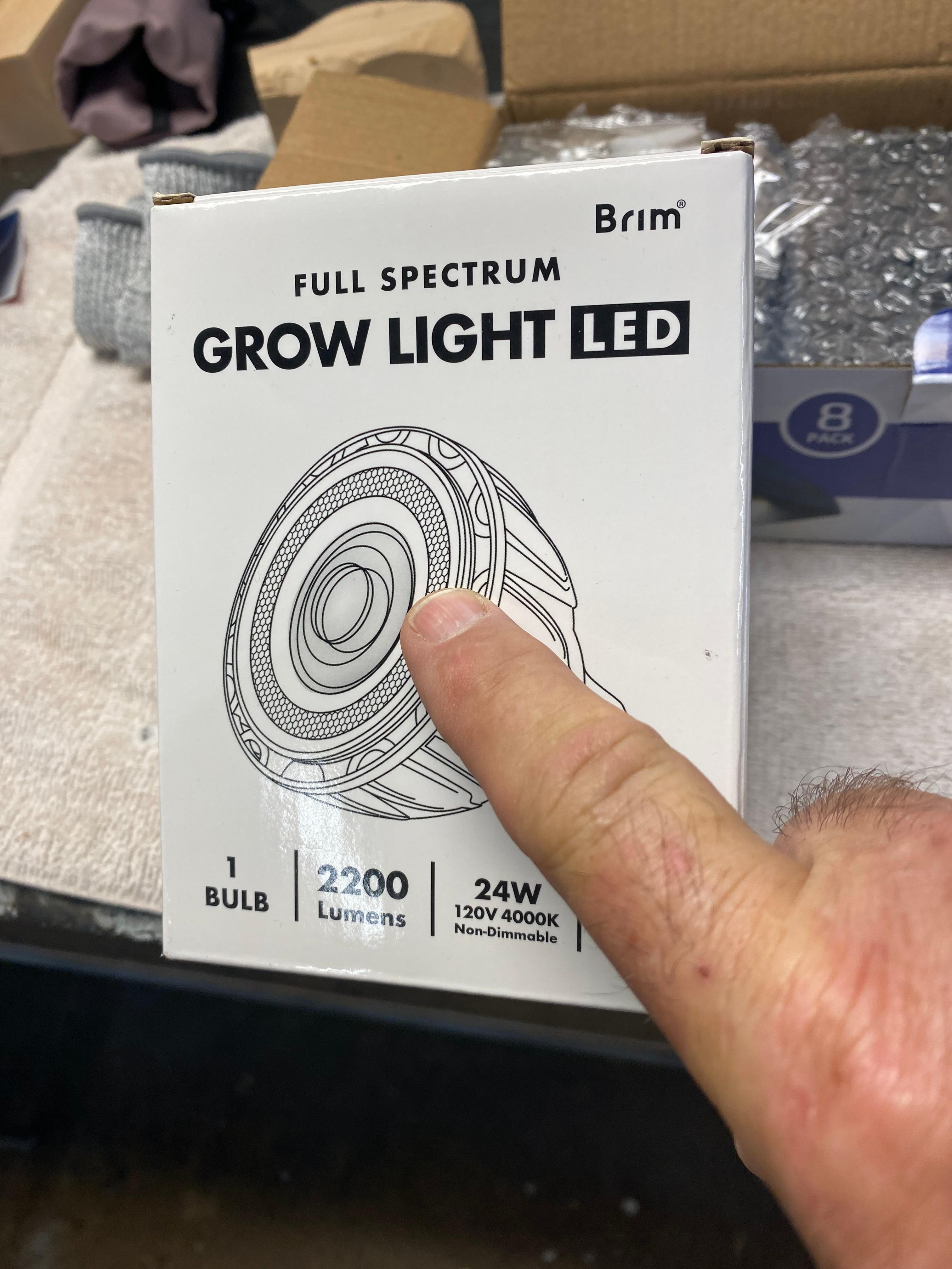 Watch HONEST REVIEW-BRIM Grow Light Bulb, 24W ﹙300W Equivalent