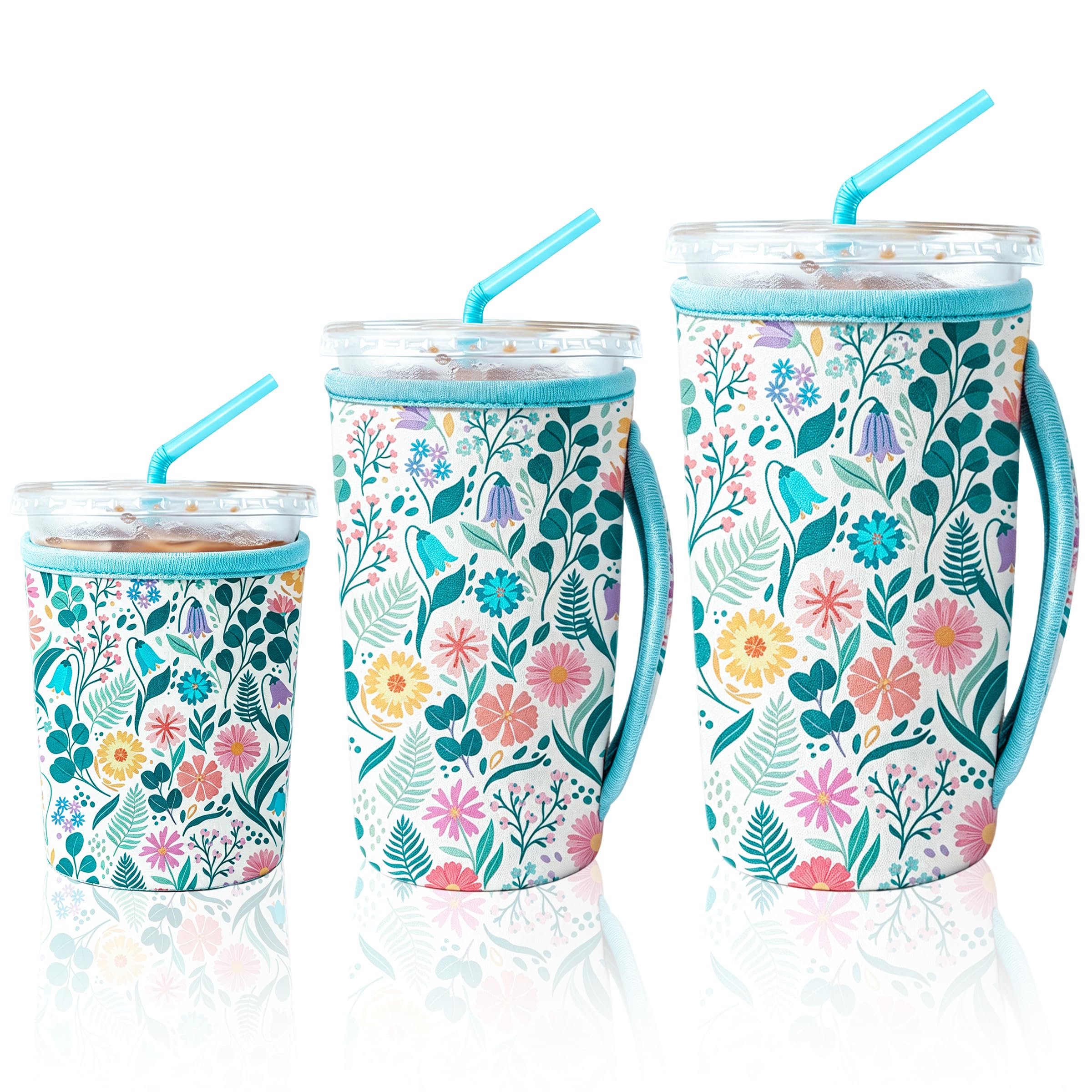 Photo 1 of KJQJLY Reusable Iced Coffee Sleeves 3 Pack