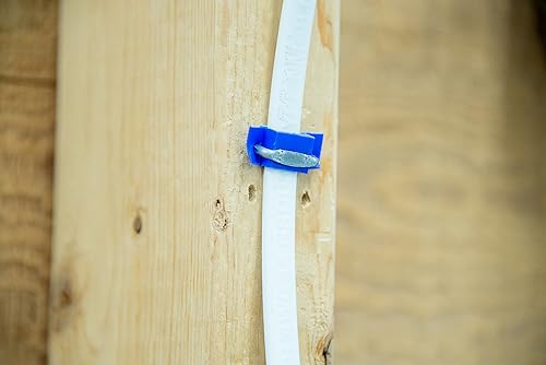 Miniatura 2 de Gardner Bender MSI-200JT - Grapa de metal aislada,  pulg., asegura cables eléctricos NM, BX, MC, AC y UF, paquete de 200, color azul