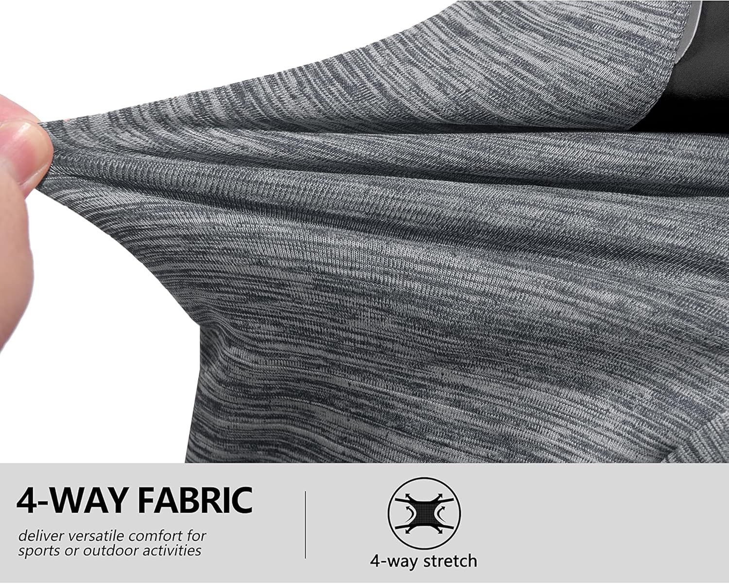 Little Donkey Andy Men's Quick Dry Warm Lightweight Running Jacket Full Zip Thermal Hybrid Thumbholes Golf Track Jacket - Image 6