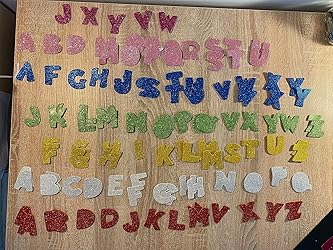 Ouligay 260 Moosgummi Buchstaben - Kreativ & Glitzernd!
