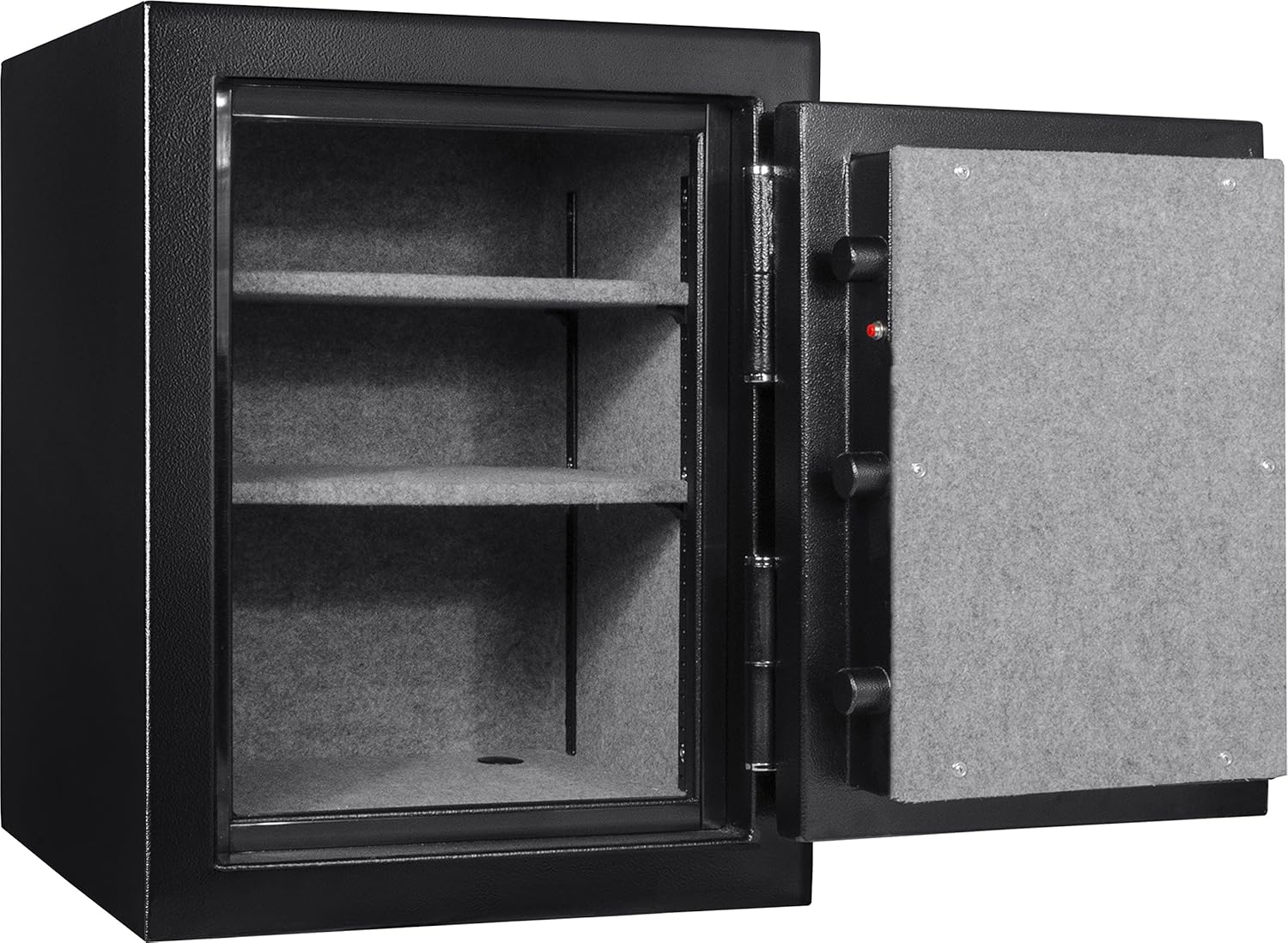 Barska 3.51 Cu. Ft. Fireproof Safe – Digital PIN Lock Vault with 30 Min Fire Rating @ 1400°F, 3 Steel Deadbolts, Adjustable Shelves & Carpeted Interior for Home or Office Fire Safe Home Safe Hidden