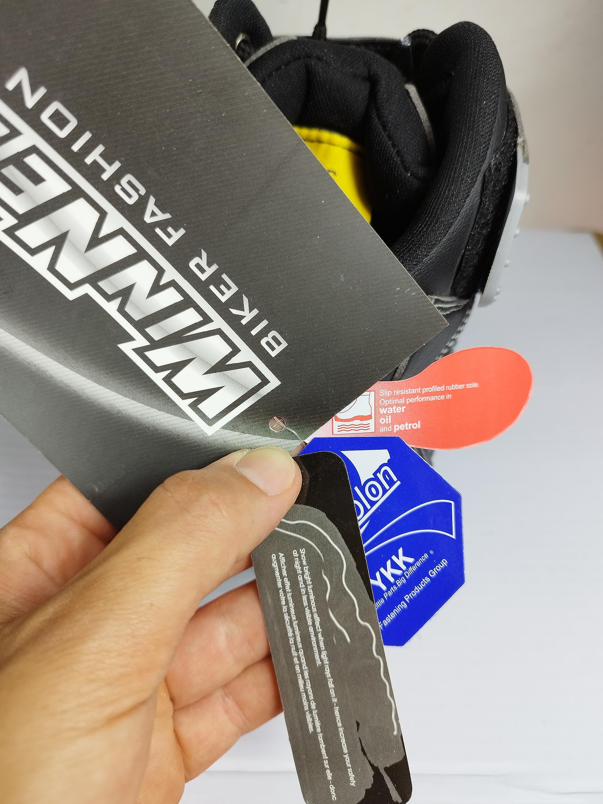 Scarpe Stivaletti Bassi da per Moto con Protezioni Unisex Uomo Donna Estivi Traspiranti Traforati
