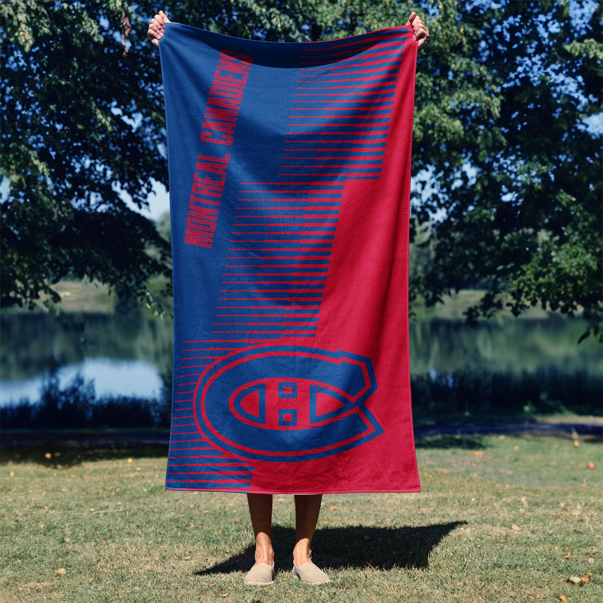 NORTHWEST Montreal Canadiens NHL Progression Jacquard Strandtuch, 91,4 x 183,9 cm