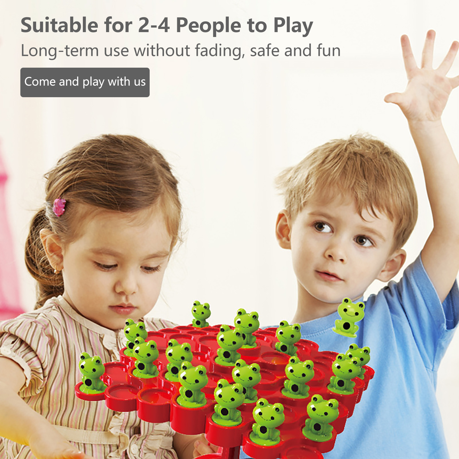 Aitbay Jeu De Mathématiques Cool, Jouets De Comptage D'équilibre Grenouille Pour Garçons Et Filles, Jouet éducatif Amusant Pour Enfants De 3 Ans Et Plus (63 Pièces