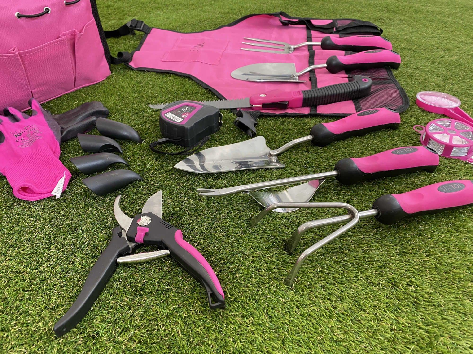Garden Pink 12 Kit d'outils de Jardin