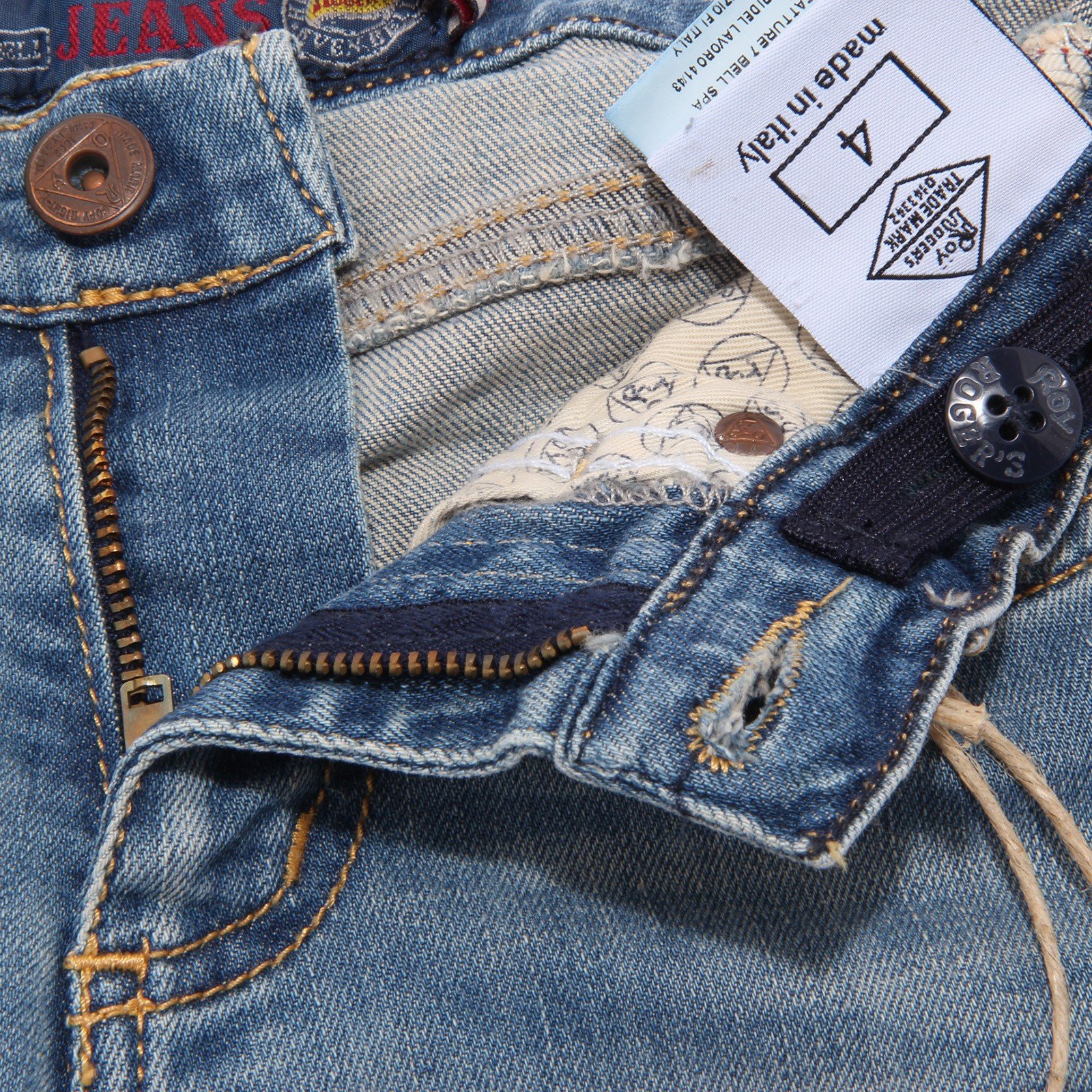ROY ROGER'S 9437S Bermuda Jeans Bimbo Pantaloni Corti Short Pant Kid [4 Years]