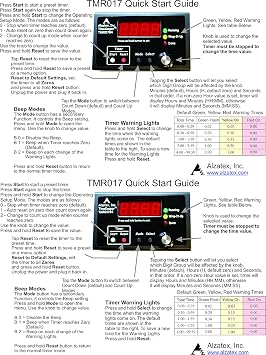Presentation Timer with Red/Yellow/Green Indicator Lamps