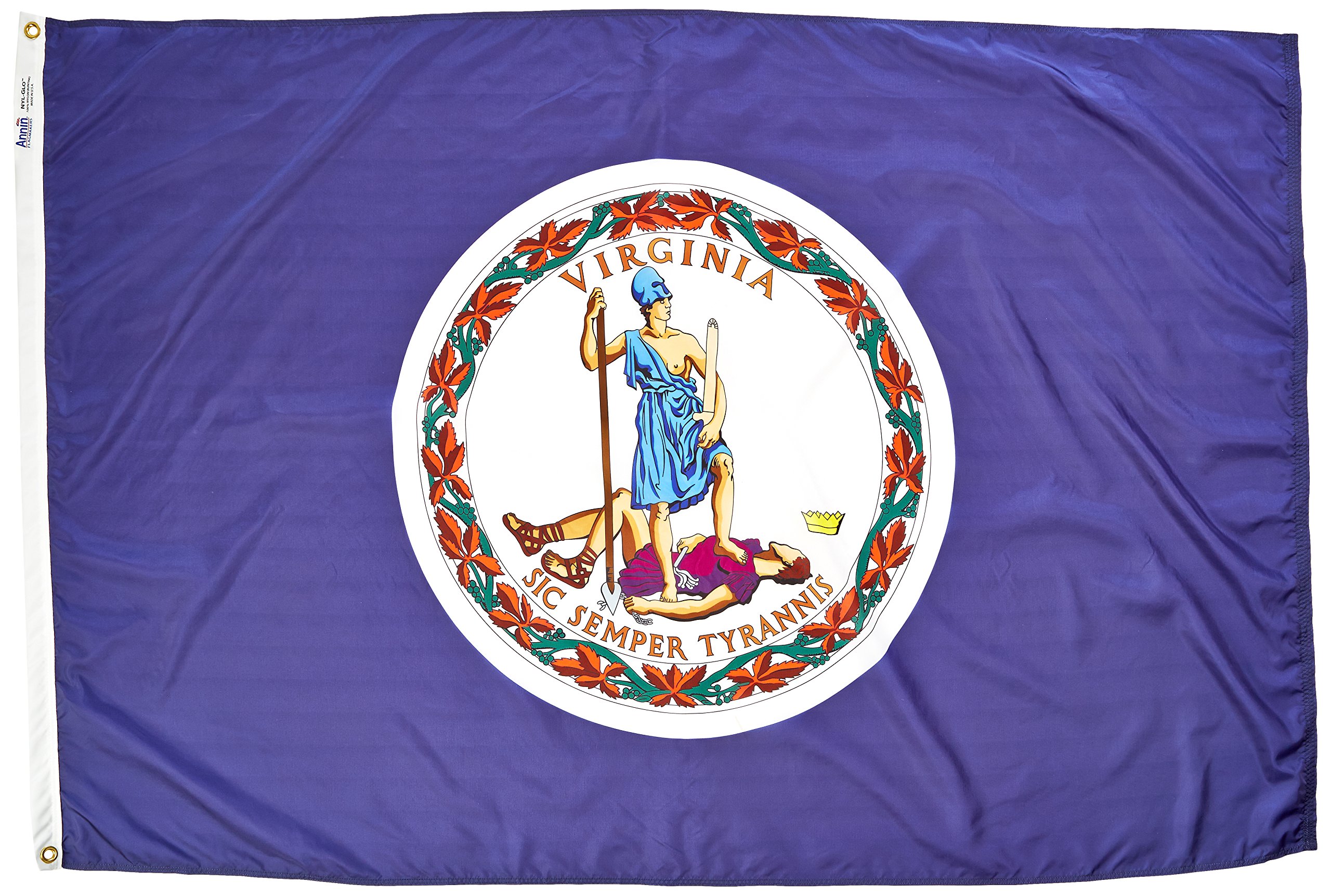 Amazon.com : Annin Flagmakers Virginia State Flag USA-Made to