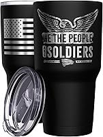 Vista 15 de We The People Holsters - Vaso térmico de 30 onzas, Únete o Muere, Negro