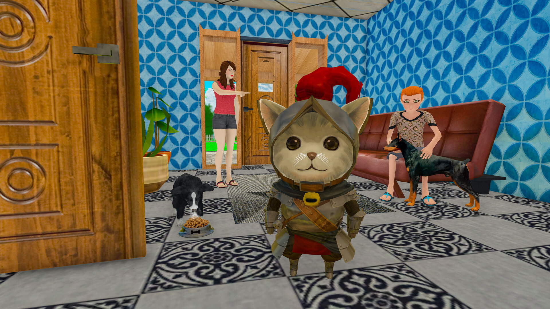 Dog Pet Simulator Game Virtual Cute Puppy Pet Hotel Talking Dog life