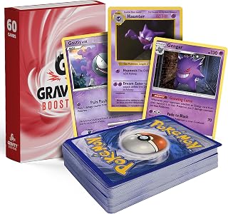 Limited Edition Gengar Bundle | 60x Cards + 1x Gengar, Haunter & Gastly Card Guaranteed | Also Includes 10x Holographic Cards w Deck Storage Box