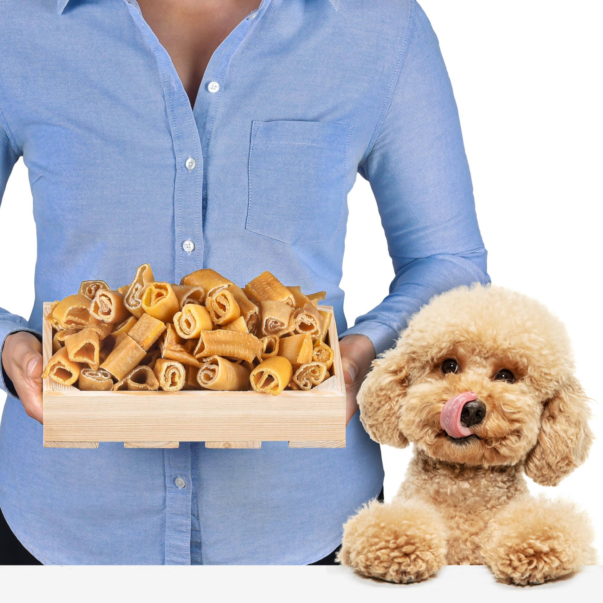 Pork Skin Chews 1kg (approx. 75-85 pcs), 1 kg (Pack of 1)