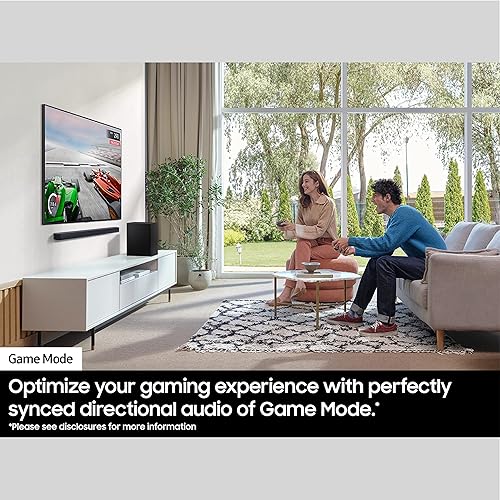 Miniatura 4 de SAMSUNG Barra de sonido HW-Q60C de 3.1 canales con Dolby Audio, Q-Symphony, Adaptive Sound Lite, HDMI eARC, modo de juego, Bluetooth, sonido toque,
