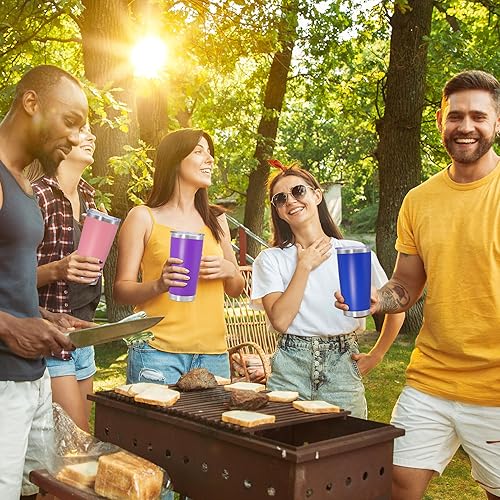 Miniatura 2 de Vaso Térmico Tumbler de Café para Viaje de 20 oz a Granel con Tapa de Acero Inoxidable de Doble Pared con Aislamiento al Vacío Tazas con