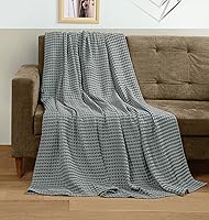 Vista 40 de Utopia Bedding Sage Green 100% Cotton Waffle Blanket 300 GSM [Full - 90x84 Inch] Soft Lightweight Breathable Bed Blanket for All Season