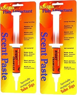 Kodiak Fish Attractants Fishing Scent Attractant Injector, Nightcrawler Scent 2 Pack
