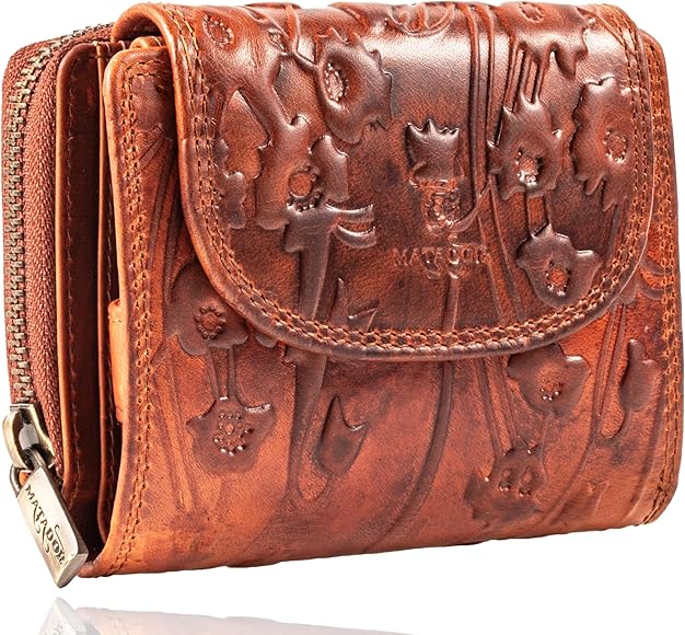 Damen geldbörse leder amazon Clearance